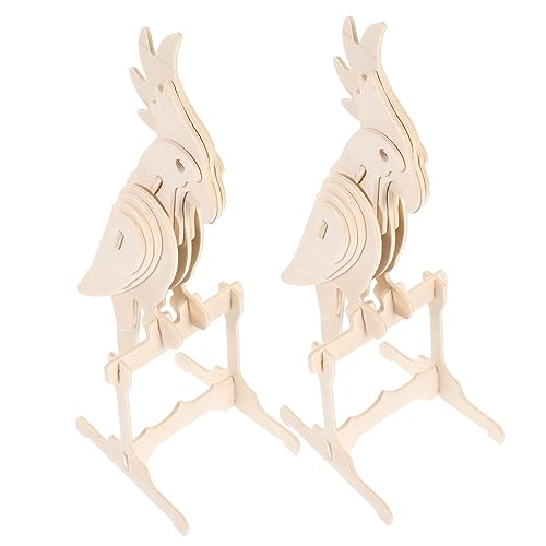 ERINGOGO 2 Stück DIY Holzpuzzle Tierpuzzle für Selbst Zusammenbaubar Fördert Kreativität und Geduld für Geburtstage und Feiertage ERINGOGO 2 Stück DIY Holzpuzzle Tierpuzzle für Selbst Zusammenbaubar Fördert Kreativität und Geduld für Geburtstage und Feiertage von ERINGOGO