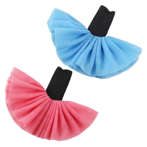 ERINGOGO 2 Stück Delikate Puppen ballettkleider Austauschbare Puppenkleidung Zarte Prinzessin Röcke in Rosa und Blau Geeignet für Große Puppen Puppenzubehör für Mädchen von ERINGOGO