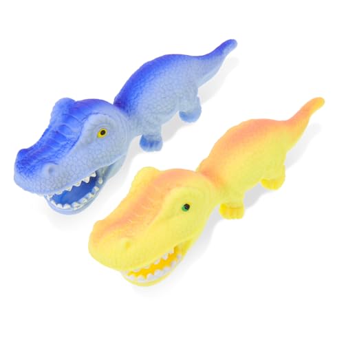 ERINGOGO 2 Stück Dinosaurierspielzeug Entpacken Dehnbares Für Den Haushalt Tragbares Angstspielzeug Dekompressionsspielzeug Stressspielzeug Angst Plastik von ERINGOGO