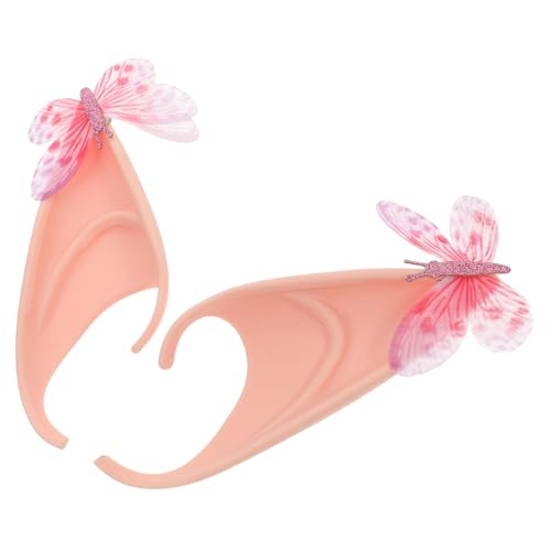 ERINGOGO 2 Stück Elfenohren für Cosplay und Halloween Bequeme Auffällige Ohren für Faschingskostüme und Partys von ERINGOGO