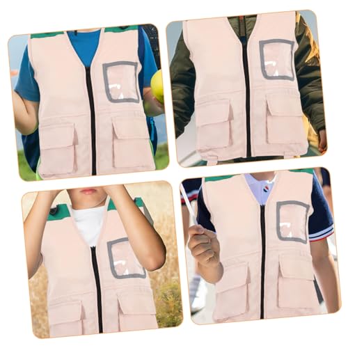 ERINGOGO 2 Stück Explorer Weste Cosplay Outdoor Abenteuerweste mit Taschen und Riemen Leichtes Atmungsaktives Kinderkostüm für Rollenspiele und Entdeckertouren Geeignet für Sommer und ERINGOGO 2 Stück Explorer Weste Cosplay Outdoor Abenteuerweste mit Taschen und Riemen Leichtes Atmungsaktives Kinderkostüm für Rollenspiele und Entdeckertouren Geeignet für Sommer und von ERINGOGO