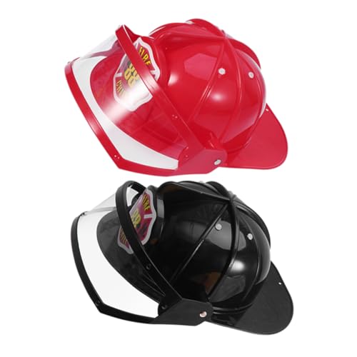 ERINGOGO 2 Stück Feuerwehrmann-cosplay-helm Für Kinder, Feuerwehrmann-cosplay-kostümzubehör, Feuerwehrmann-hut ERINGOGO 2 Stück Feuerwehrmann-cosplay-helm Für Kinder, Feuerwehrmann-cosplay-kostümzubehör, Feuerwehrmann-hut von ERINGOGO