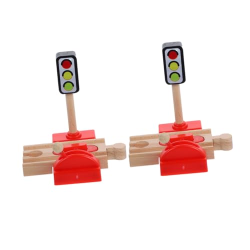 ERINGOGO 2stücke Teiliges Aus Holz-zuggleis Zubehör Mit Verkehrsbarriere Und Verkehrssignal Für Kreative Spielwelten Im Kindergarten Und Zuhause Fördert Sicheres Und Realistisches Spiel ERINGOGO 2stücke Teiliges Aus Holz-zuggleis Zubehör Mit Verkehrsbarriere Und Verkehrssignal Für Kreative Spielwelten Im Kindergarten Und Zuhause Fördert Sicheres Und Realistisches Spiel von ERINGOGO