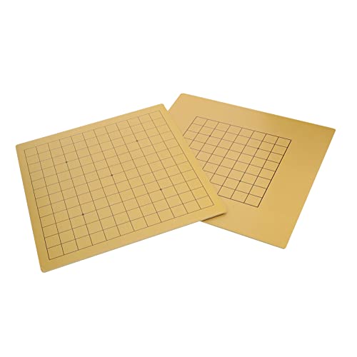 ERINGOGO 2 Stück Go Spielbrett aus Holz Doppelseitiges Go Schachbrett Lernspielzeug für Strategisches und Hand Auge Koordination Leicht und Tragbar ERINGOGO 2 Stück Go Spielbrett aus Holz Doppelseitiges Go Schachbrett Lernspielzeug für Strategisches und Hand Auge Koordination Leicht und Tragbar von ERINGOGO