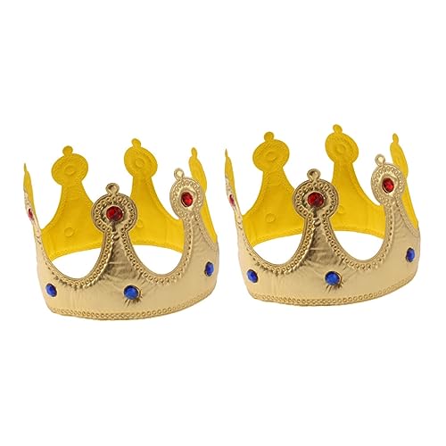 ERINGOGO 2 Stück Goldene Krone Tiara Die Krone Kostüm Krone Geburtstagskrone Kinderkrone Kinderkronen Krone Kostüm Jungen Königskrone Kinderkönigskronen Kinderkronen Jungen Kronentuch ERINGOGO 2 Stück Goldene Krone Tiara Die Krone Kostüm Krone Geburtstagskrone Kinderkrone Kinderkronen Krone Kostüm Jungen Königskrone Kinderkönigskronen Kinderkronen Jungen Kronentuch von ERINGOGO