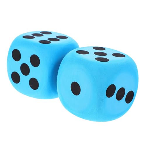 ERINGOGO 2 Stück Große Eva Schaumstoffspielwürfel für Lernspiele Partys und Outdoor Aktivitäten und Erwachsene Vielseitig Einsetzbar Lehrmittel von ERINGOGO