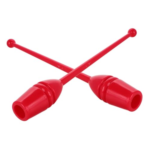 ERINGOGO 2 Stück Gymnastikstäbe Rot Kunststoff Kunstturnen Trainingsstäbe für Erwachsene Leistungssteigerung Rhythmische Sportgerät ERINGOGO 2 Stück Gymnastikstäbe Rot Kunststoff Kunstturnen Trainingsstäbe für Erwachsene Leistungssteigerung Rhythmische Sportgerät von ERINGOGO
