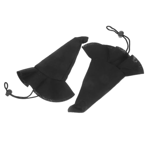 ERINGOGO 2 Stück Halloween-Hexenhut Halloween-Puppenhut Mini-Halloween- Hexenhut Charme Halloween-Hüte Halloween kleiner Hut Puppenhaus-Halloween Vlies Black ERINGOGO 2 Stück Halloween-Hexenhut Halloween-Puppenhut Mini-Halloween- Hexenhut Charme Halloween-Hüte Halloween kleiner Hut Puppenhaus-Halloween Vlies Black von ERINGOGO