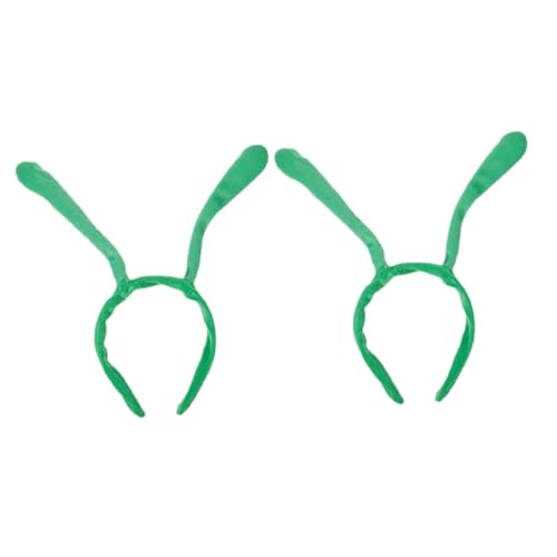 ERINGOGO 2 Stück Halloween Party Haarreif mit Grünen Ameisen Antennen Leichtes Strapazierfähiges Cosplay Stirnband für Erwachsene für Bienenkostüm und Mottopartys von ERINGOGO