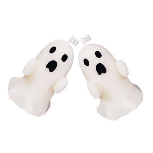 ERINGOGO 2 Stück Halloween-geisterkerze, Niedliche Geisterform-Kerzen, Geister-duftkerze, Halloween-gruselkerze ERINGOGO 2 Stück Halloween-geisterkerze, Niedliche Geisterform-Kerzen, Geister-duftkerze, Halloween-gruselkerze von ERINGOGO