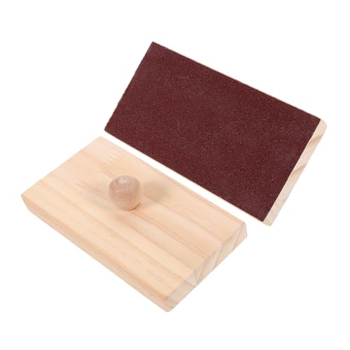 ERINGOGO 2 Stück Holz Sandblöcke Orff Instrumente Percussion Lernspielzeug für Frühkindliche Musikausbildung und Eltern Junge Mädchen Aktivitäten von ERINGOGO