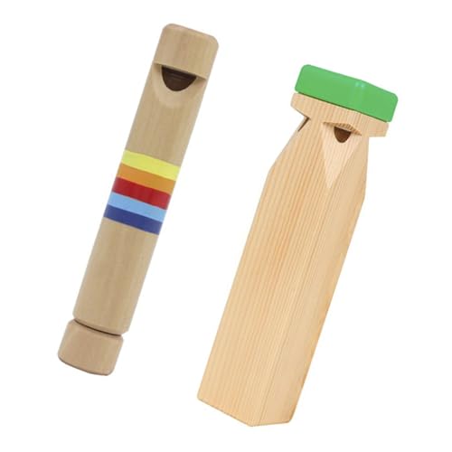 ERINGOGO 2 Stück Holzpfeifen für Schiebelautspielzeug aus Holz Frühkindliches Lernspielzeug Musikspielzeuge für Jungen und Kreative der Musikalischen Fähigkeiten ERINGOGO 2 Stück Holzpfeifen für Schiebelautspielzeug aus Holz Frühkindliches Lernspielzeug Musikspielzeuge für Jungen und Kreative der Musikalischen Fähigkeiten von ERINGOGO