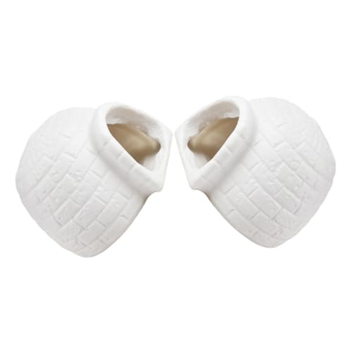 ERINGOGO 2stücke Eishaus Modell Dekorative Retro Iglo Figuren Für Winterdeko Stehendes Eishaus Modell Für Tischdekoration Und Mikrolandschaften ERINGOGO 2stücke Eishaus Modell Dekorative Retro Iglo Figuren Für Winterdeko Stehendes Eishaus Modell Für Tischdekoration Und Mikrolandschaften von ERINGOGO