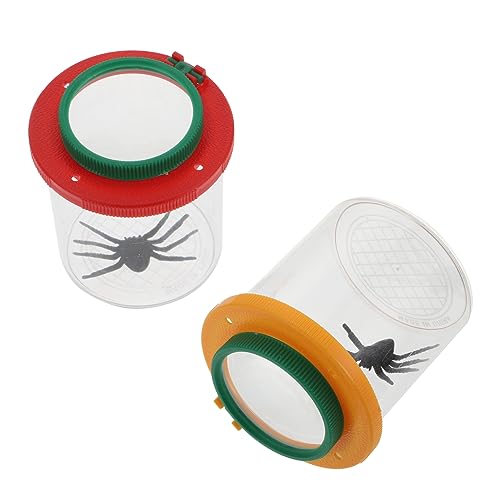 ERINGOGO 2 Stück Insekten Beobachtungsbox mit Fach und Fach Vergrößerung Pädagogisches für Naturerkundung und Wissenschaftliche Beobachtungen Rot Gelb ERINGOGO 2 Stück Insekten Beobachtungsbox mit Fach und Fach Vergrößerung Pädagogisches für Naturerkundung und Wissenschaftliche Beobachtungen Rot Gelb von ERINGOGO