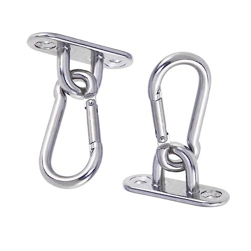 ERINGOGO 2 Stück Installation Einer Yoga-Hängematte schaukelhaken Gymnastics Rings Wandhalterung Decken Halterung Deckenhalterung Aufhängung Yoga-Schaukel Ankerhalterung Deckenanker Silver ERINGOGO 2 Stück Installation Einer Yoga-Hängematte schaukelhaken Gymnastics Rings Wandhalterung Decken Halterung Deckenhalterung Aufhängung Yoga-Schaukel Ankerhalterung Deckenanker Silver von ERINGOGO