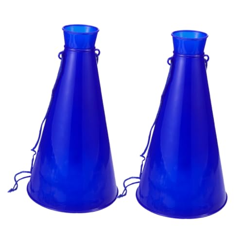 ERINGOGO 2 Stück Jubelndes Horn Geräuschmacher Party Gefälligkeiten Megaphon Jubeln Party-horn Sporttreffen Trompete Hornspielzeug Für Megaphon Megaphon Blue Plastik von ERINGOGO
