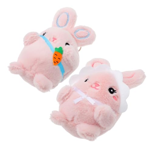 ERINGOGO 2 Stück Kaninchenpuppenschlüsselkette Handwerk DIY Schlüsselanhänger mit Tierpuppe DIY Hanging Decor Puppe DIY Anhänger Osterhasenpuppenanhänger kurzer Plüsch Rosa ERINGOGO 2 Stück Kaninchenpuppenschlüsselkette Handwerk DIY Schlüsselanhänger mit Tierpuppe DIY Hanging Decor Puppe DIY Anhänger Osterhasenpuppenanhänger kurzer Plüsch Rosa von ERINGOGO