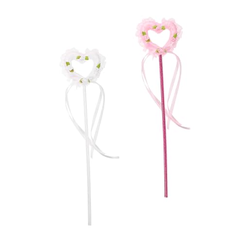 ERINGOGO 2 Stück Kinder-feenstäbe, Herz-fee-Sticks, Zauberstäbe, Kostüm-Requisiten Für Cosplay, Bühnenauftritt ERINGOGO 2 Stück Kinder-feenstäbe, Herz-fee-Sticks, Zauberstäbe, Kostüm-Requisiten Für Cosplay, Bühnenauftritt von ERINGOGO