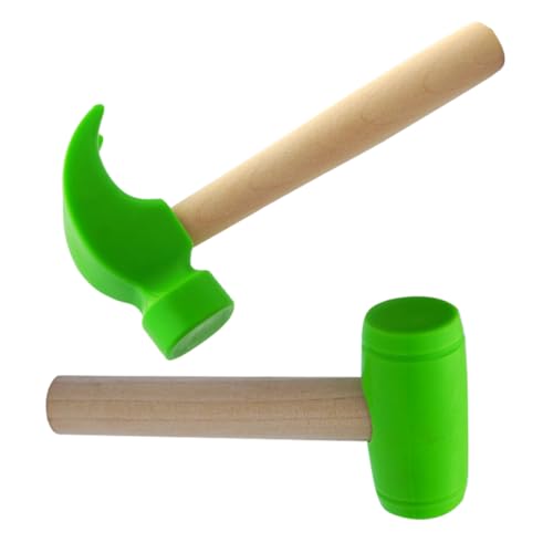 ERINGOGO 2 Stück Kinderhammer Holzspielzeug für Kreative Rollenspiele für Jungen und Leicht Sicher und Ansprechend Gestaltet Kleine Hände ERINGOGO 2 Stück Kinderhammer Holzspielzeug für Kreative Rollenspiele für Jungen und Leicht Sicher und Ansprechend Gestaltet Kleine Hände von ERINGOGO