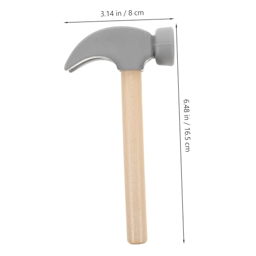 ERINGOGO 2 Stück Kinderspielzeug Holzhammer Teiliges Holz Hämmer mit Kindgerechtem Design Leichte Schlagwerkzeuge für Kleinkinder Geschicklichkeit und Koordination Beim von ERINGOGO