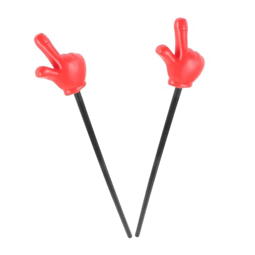 ERINGOGO 2 Stück Knifflige Spiel-Requisiten Lustig Hände Riese Handheld-Zeiger Klatschen Streichzeiger Marionette Hinweise Mini Fingergestenstab Handzeiger Im Klassenzimmer Abs von ERINGOGO
