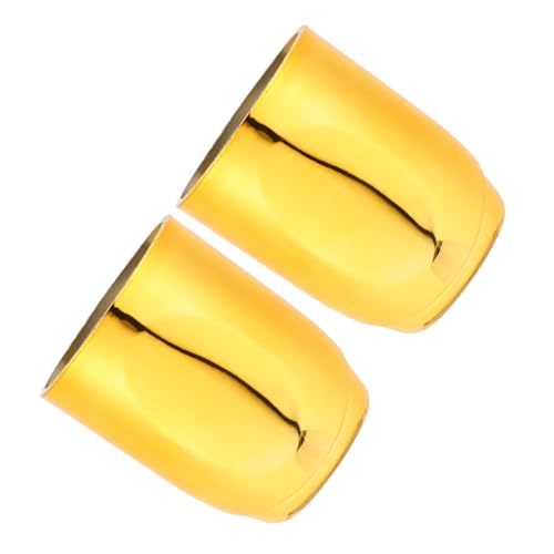 ERINGOGO 2 Stück Ktv Würfelbecher aus Kunststoff rutschfest und Stoßfest Kompakt und Leicht für Party und Tischspiele Vielseitiges Spielzubehör für Bar und Indoor Unterhaltung von ERINGOGO