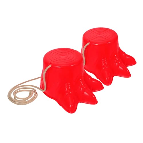 ERINGOGO 2 Stück Kunststoff Stelzenschuhe Rot Balancetraining Outdoor Sportspielzeug für Gleichgewicht und Koordination Gartenspiele Sensorisches Training ERINGOGO 2 Stück Kunststoff Stelzenschuhe Rot Balancetraining Outdoor Sportspielzeug für Gleichgewicht und Koordination Gartenspiele Sensorisches Training von ERINGOGO