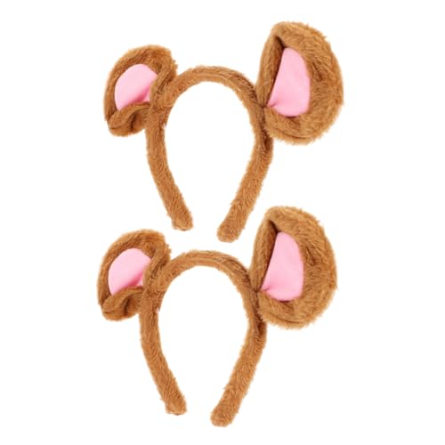 ERINGOGO 2 Stück Mausohren Haarreif aus Realistische Tierohren Weicher Haarreif für Damen für Kostümparty Cosplay Fasching und Bühnenauftritte ERINGOGO 2 Stück Mausohren Haarreif aus Realistische Tierohren Weicher Haarreif für Damen für Kostümparty Cosplay Fasching und Bühnenauftritte von ERINGOGO
