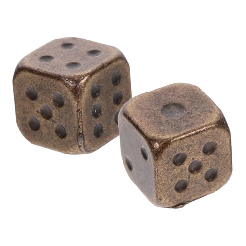 ERINGOGO 2 Stück Metallwürfel 6-seitiges Spiel Schluck Tisch Mini Würfel Für Spiel Partywürfel Tragbare Würfel Partyspielwürfel Würfel Mit Abgerundeten Ecken Golden ERINGOGO 2 Stück Metallwürfel 6-seitiges Spiel Schluck Tisch Mini Würfel Für Spiel Partywürfel Tragbare Würfel Partyspielwürfel Würfel Mit Abgerundeten Ecken Golden von ERINGOGO