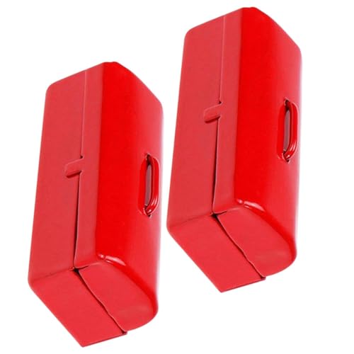 ERINGOGO 2 Stück Mini-Blechdose Werkzeug für Modellbau puppenhauszubehör Dollhouse Accessories Auto Miniatur Anlage gefälscht Puppenhaus-Werkzeugkastenzubehör winziges Hauszubehör Eisen rot ERINGOGO 2 Stück Mini-Blechdose Werkzeug für Modellbau puppenhauszubehör Dollhouse Accessories Auto Miniatur Anlage gefälscht Puppenhaus-Werkzeugkastenzubehör winziges Hauszubehör Eisen rot von ERINGOGO