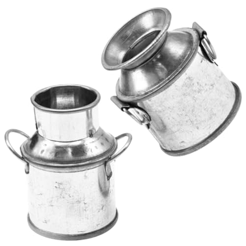 ERINGOGO 2 Stück Mini-Eimer für die Dekoration winzig Miniaturen Container Behälter Milchtöpfe hühner gieskanne kinderspielzeug Miniatur-Zubehör Miniaturdekoration Legierung ERINGOGO 2 Stück Mini-Eimer für die Dekoration winzig Miniaturen Container Behälter Milchtöpfe hühner gieskanne kinderspielzeug Miniatur-Zubehör Miniaturdekoration Legierung von ERINGOGO
