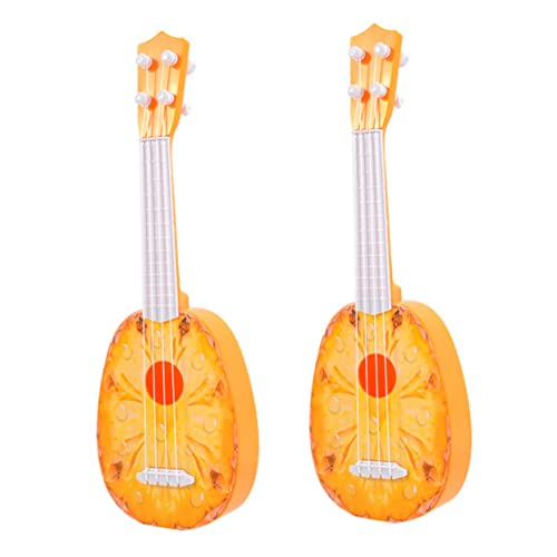 ERINGOGO 2 Stück Mini Gitarren aus Kunststoff für Musikinstrumente Kreativität und Musikalität für Vorschulkinder und Anfänger ERINGOGO 2 Stück Mini Gitarren aus Kunststoff für Musikinstrumente Kreativität und Musikalität für Vorschulkinder und Anfänger von ERINGOGO