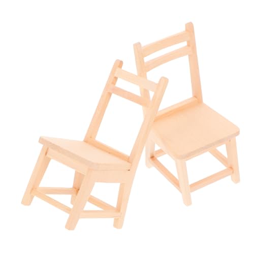ERINGOGO 2 Stück Mini -Holzstuhl holzmöbel holzspielzeug Holzdekor DIY Zubehör Miniaturstuhl Dekorationsartikel Holzornamente Dollhouse Furniture puppenhauszubehör Mini-Stuhl Bambus ERINGOGO 2 Stück Mini -Holzstuhl holzmöbel holzspielzeug Holzdekor DIY Zubehör Miniaturstuhl Dekorationsartikel Holzornamente Dollhouse Furniture puppenhauszubehör Mini-Stuhl Bambus von ERINGOGO