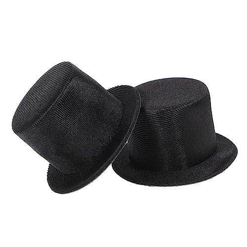 ERINGOGO 2 Stück Mini Hüte für Puppen und Schneemänner Leichte Bastelmützen für DIY Weihnachtsdeko Handgefertigte Kleine Hüte als Puppen und Haaraccessoires Schwarz ERINGOGO 2 Stück Mini Hüte für Puppen und Schneemänner Leichte Bastelmützen für DIY Weihnachtsdeko Handgefertigte Kleine Hüte als Puppen und Haaraccessoires Schwarz von ERINGOGO