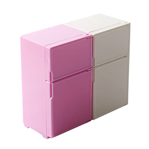 ERINGOGO 2 Stück Mini-Möbelmodell kühlschrank für kinderspielzeug spielzeuge für Toys for Puppenhausmöbel Miniatur Puppenhauszubehör Plastik ERINGOGO 2 Stück Mini-Möbelmodell kühlschrank für kinderspielzeug spielzeuge für Toys for Puppenhausmöbel Miniatur Puppenhauszubehör Plastik von ERINGOGO