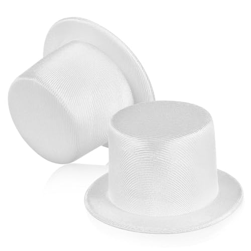 ERINGOGO 2 Stück Mini Topfhüte aus Kleine Weihnachtsmützen für DIY Bastelprojekte Puppendeko und Schneemann-accessoires Klassische Festliche Hüte für Weihnachten und Partygestaltung von ERINGOGO