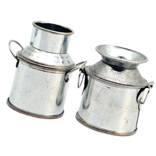 ERINGOGO 2stücke Mini Metall Eimer Dekorative Miniatur Milchkanne Für Puppenhäuser Und Mikrolandschaften Für Bastelarbeiten Vasen Für Kleine Pflanzen ERINGOGO 2stücke Mini Metall Eimer Dekorative Miniatur Milchkanne Für Puppenhäuser Und Mikrolandschaften Für Bastelarbeiten Vasen Für Kleine Pflanzen von ERINGOGO