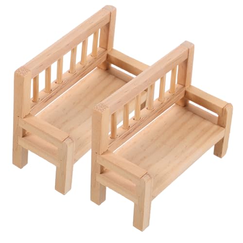 ERINGOGO 2 Stück Miniatur Holzbank Teiliges Stabile Puppenhaus Möbel Naturbelassenes Holz Detailgetreues Miniatur Gartenmöbel Zubehör für Puppenhäuser und Kreative Dekoration ERINGOGO 2 Stück Miniatur Holzbank Teiliges Stabile Puppenhaus Möbel Naturbelassenes Holz Detailgetreues Miniatur Gartenmöbel Zubehör für Puppenhäuser und Kreative Dekoration von ERINGOGO