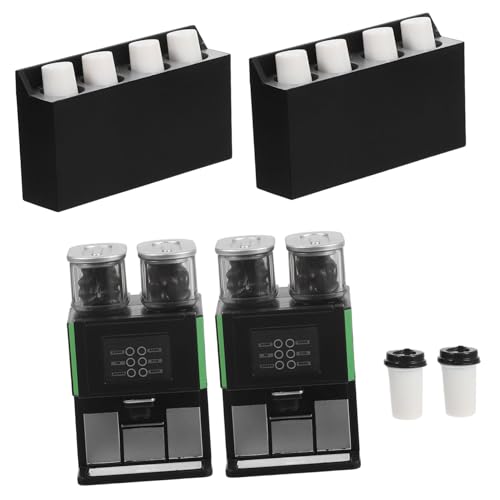 ERINGOGO 2 Stück Miniatur Kaffeemaschine Puppenhaus Deko Mini Espresso für Realistische Mini Kaffeemaschine für Kreative Rollenspiele und Puppenküchen ERINGOGO 2 Stück Miniatur Kaffeemaschine Puppenhaus Deko Mini Espresso für Realistische Mini Kaffeemaschine für Kreative Rollenspiele und Puppenküchen von ERINGOGO