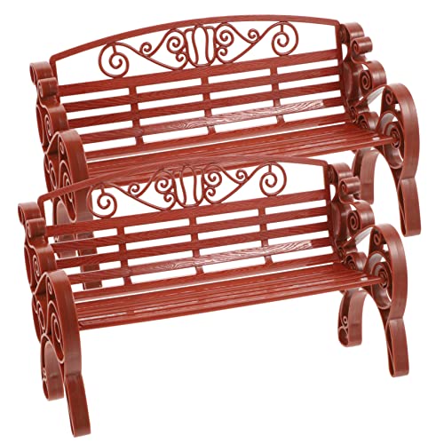 ERINGOGO 2 Stück Minibank playmobilhaus Garden Furniture gartensitzbank Miniaturbank gartenbänke Mini-Gartenbank Außenbank Hausbänke Bankmodell Foto Requisite kleines Bankmodell Brown ERINGOGO 2 Stück Minibank playmobilhaus Garden Furniture gartensitzbank Miniaturbank gartenbänke Mini-Gartenbank Außenbank Hausbänke Bankmodell Foto Requisite kleines Bankmodell Brown von ERINGOGO