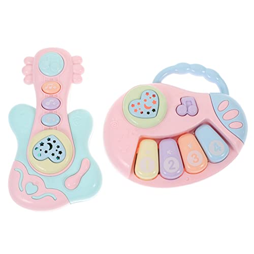 ERINGOGO 2 Stück Musikalisches Babyspielzeug Leuchtendes Lernspielzeug mit Klängen für Neugeborene die Frühkindliche Entwicklung und Interaktives Fördert Musik und ERINGOGO 2 Stück Musikalisches Babyspielzeug Leuchtendes Lernspielzeug mit Klängen für Neugeborene die Frühkindliche Entwicklung und Interaktives Fördert Musik und von ERINGOGO