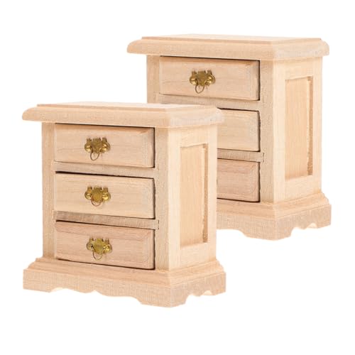ERINGOGO 2 Stück Nachttisch Modell Nachttisch für Puppen Zimmerdekoration Miniaturmöbel unfertige Mini-Möbel Mini House Möbelmodell Mini -Nachttisch Modell Puppenstubentisch Holz Khaki ERINGOGO 2 Stück Nachttisch Modell Nachttisch für Puppen Zimmerdekoration Miniaturmöbel unfertige Mini-Möbel Mini House Möbelmodell Mini -Nachttisch Modell Puppenstubentisch Holz Khaki von ERINGOGO