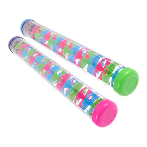 ERINGOGO 2 Stück Orff Music -lehrwerkzeuge Regenschüttler Regenstock Aus Kunststoff Für Musikinstrumente Sensorisches Regenstab- Rainstick Toy Regenmacher Plastik ERINGOGO 2 Stück Orff Music -lehrwerkzeuge Regenschüttler Regenstock Aus Kunststoff Für Musikinstrumente Sensorisches Regenstab- Rainstick Toy Regenmacher Plastik von ERINGOGO