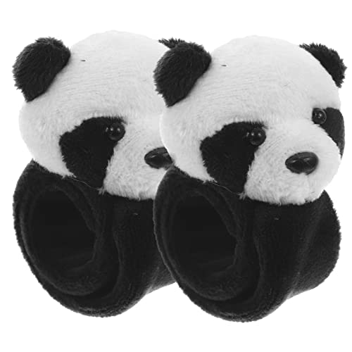 ERINGOGO 2 Stück Panda Doll Armband süßer Bär Panda- Animal-Slap-Armbänder Slap -Band gefülltes Armbandspielzeug Slap-Armband- Tierspielzeug Plüsch ERINGOGO 2 Stück Panda Doll Armband süßer Bär Panda- Animal-Slap-Armbänder Slap -Band gefülltes Armbandspielzeug Slap-Armband- Tierspielzeug Plüsch von ERINGOGO
