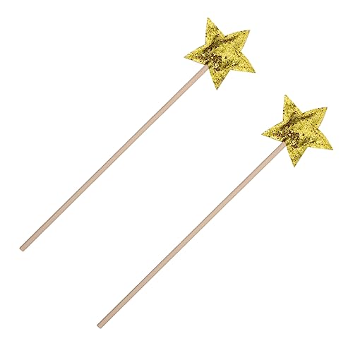 ERINGOGO 2 Stück Pentagramm-Fee-Zauberstab Feen für Goldener Sternenstab Mädchen Stöcke funkeln Partystäbe Feenstäbe stecken Prinzessinnen-Fee-Zauberstäbe Glitzer Märchenstern hölzern ERINGOGO 2 Stück Pentagramm-Fee-Zauberstab Feen für Goldener Sternenstab Mädchen Stöcke funkeln Partystäbe Feenstäbe stecken Prinzessinnen-Fee-Zauberstäbe Glitzer Märchenstern hölzern von ERINGOGO