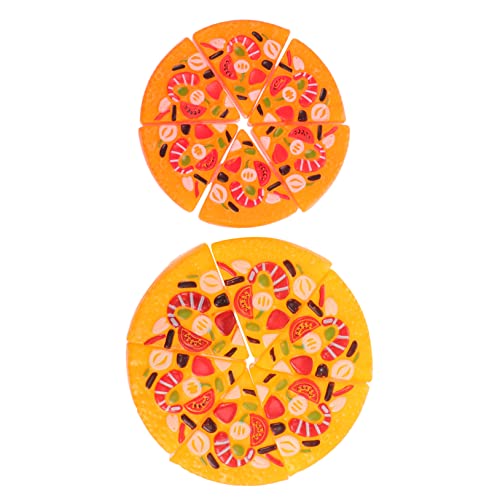 ERINGOGO 2 Stück Pizza Le küchenspielzeug für Kitchen Toys for kinderküche zubehör kinderküchenzubehor Pizzaspielzeug schneiden Spielhaus Plastik Orange ERINGOGO 2 Stück Pizza Le küchenspielzeug für Kitchen Toys for kinderküche zubehör kinderküchenzubehor Pizzaspielzeug schneiden Spielhaus Plastik Orange von ERINGOGO