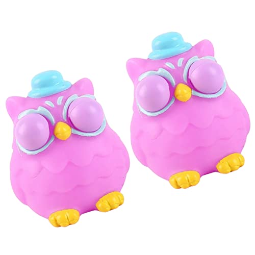 ERINGOGO 2 Stück Prise Musik für kinderspielzeug Spiele lustig spielsachen für wichtelgeschenke lustig zum Stressabbau Neuheit dehnbares PVC Rosy von ERINGOGO