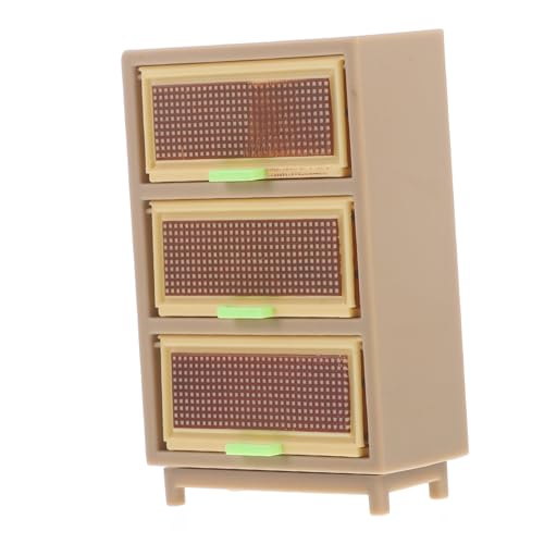 ERINGOGO 2 Stück Puppenhaus Kommode Winziges Hausornament Mini-hausschrank Wohnzimmer Kleiner Schrank Winziges Hausdekor Miniaturen Fotorequisite Puppenstubenmöbel Puppenmöbel Khaki Plastik ERINGOGO 2 Stück Puppenhaus Kommode Winziges Hausornament Mini-hausschrank Wohnzimmer Kleiner Schrank Winziges Hausdekor Miniaturen Fotorequisite Puppenstubenmöbel Puppenmöbel Khaki Plastik von ERINGOGO