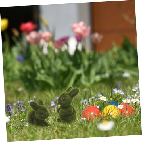 ERINGOGO 2 Stück Realistische Osterhasen Dekofiguren aus Flockigem Material Kleine Garten und Wohnaccessoires Niedliche Hasenskulpturen für Haus Büro Terrasse und Osterfest ERINGOGO 2 Stück Realistische Osterhasen Dekofiguren aus Flockigem Material Kleine Garten und Wohnaccessoires Niedliche Hasenskulpturen für Haus Büro Terrasse und Osterfest von ERINGOGO