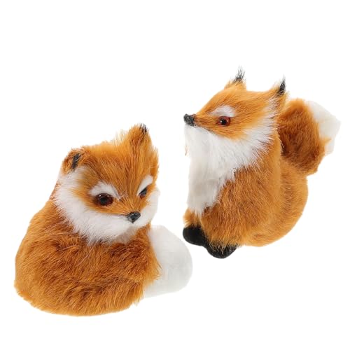 ERINGOGO 2 Stück Realistische Plüsch Fuchs Figur Detailgetreue Tierdekoration für Zuhause und Büro Niedliche Schlafende Fuchs Deko Weiches Kuscheltier für Jungen und Babyparty ERINGOGO 2 Stück Realistische Plüsch Fuchs Figur Detailgetreue Tierdekoration für Zuhause und Büro Niedliche Schlafende Fuchs Deko Weiches Kuscheltier für Jungen und Babyparty von ERINGOGO